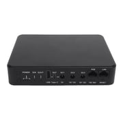 BIMZUC Mini UPS Battery Backup 10400mAh Uninterruptible Power Supply 6 Ports DC 5V 9V 12V POE 15V 24V for WiFi Router Camera Security System Overheat Protection Built-in Rechargeable Li Battery