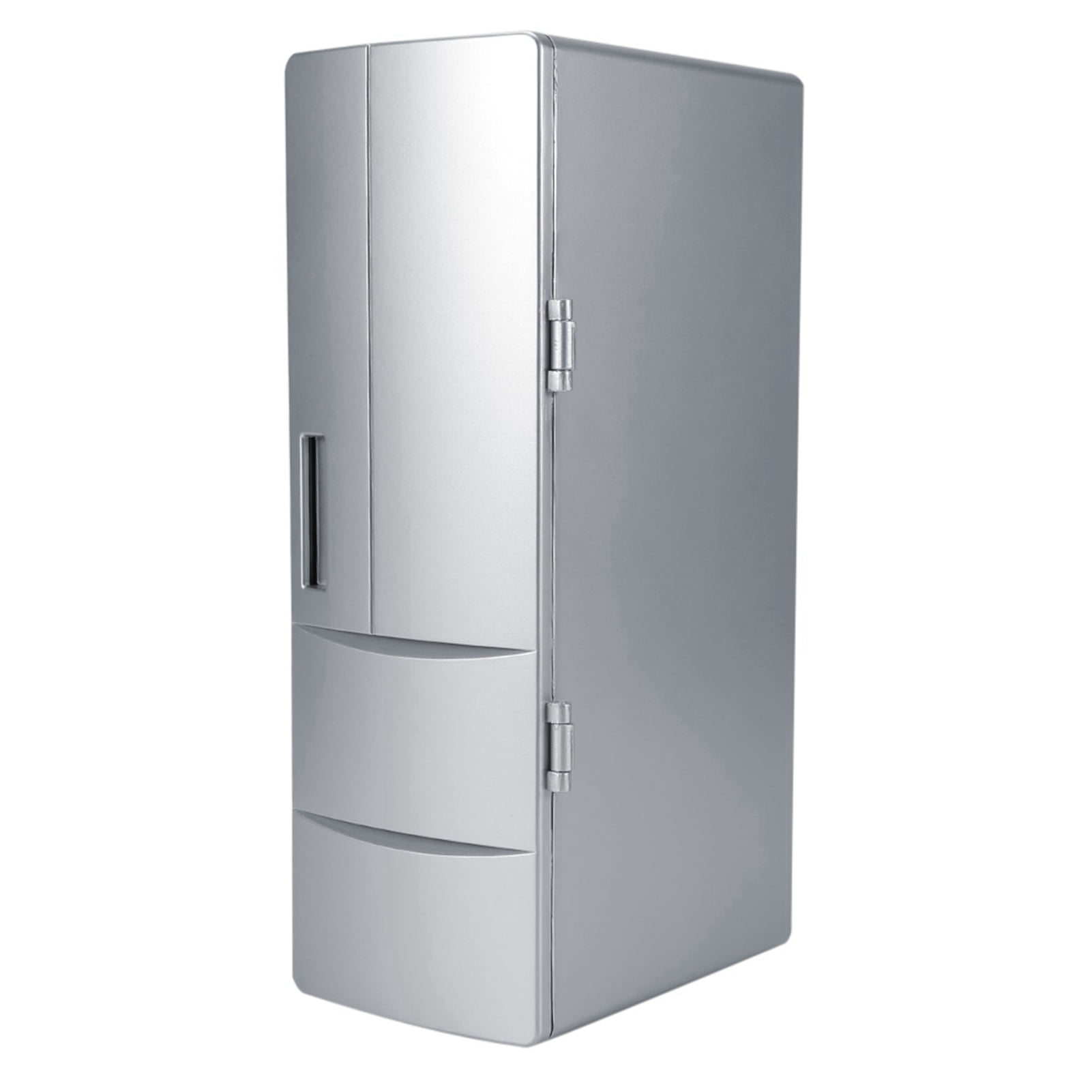 BIMZUC Mini USB Fridge Freezer 2-in-1 Portable Beverage Cooler and Warmer for Car Office Home, 3.3 x 4.7 x 9.8 inches / 8.5 x 12 x 25 cm