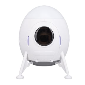 BIMZUC Moon Lander Spaceman Projection Night Light with Bluetooth Speaker & White Noise, Ambiance Starry Lamp for Kids Bedroom Indoor, 5.51x5.12x5.12 Inches / 14.0x13.0x13.0 cm