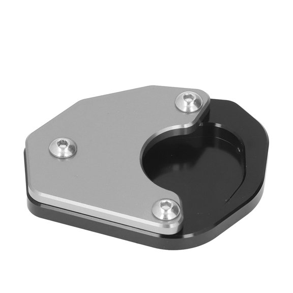 BIMZUC Motorcycle Kickstand Pad Parking Stand Plate Extension CNC Aluminium Alloy Replacement for Trident 660 2021-2022, Gray