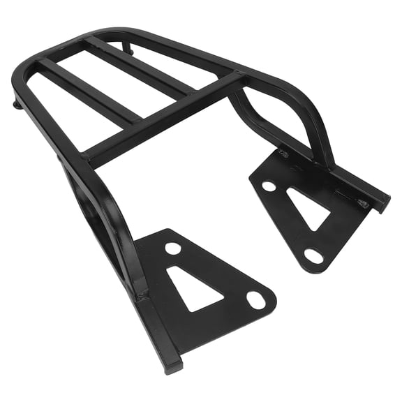 BIMZUC Motorcycle Rear Luggage Rack Ride On Pillion Carrier Holder Shelf Replacement for Grom MSX125, Iron Passenger Cargo Bracket Assembly, Black, 15.35 x 11.42 inches / 390 x 290 mm