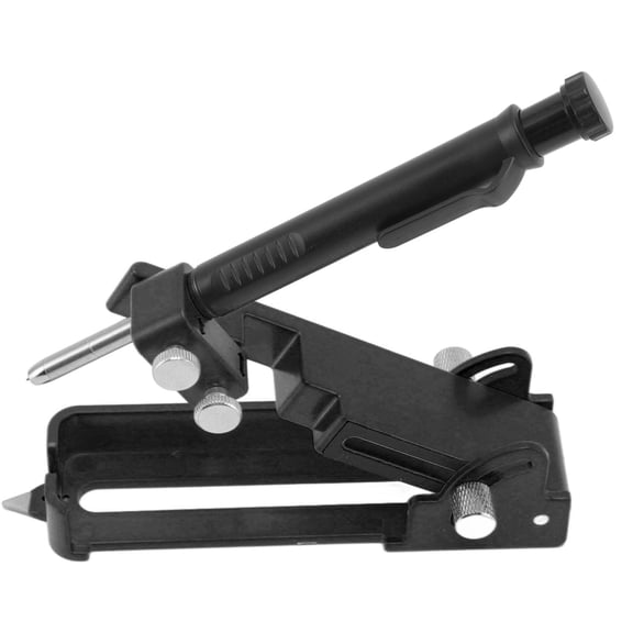 BIMZUC Multifunction Scribing Tool Construction Pencil Aluminum Alloy DIY Woodworking Marking Gauge, Black, 6.3 in / 16 cm[cite: 1]
