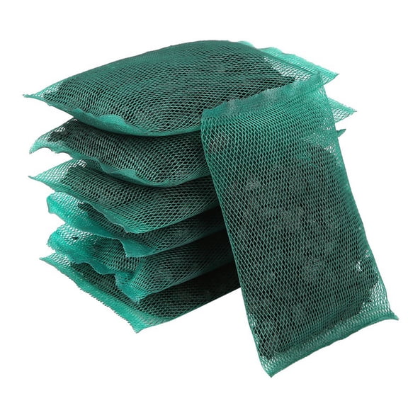 BIMZUC Multifunctional Efficient Activated Carbon Filter Media for Fish Tank Aquarium, Water Purifier Odor Remover, Includes 7 Net Bags, High-Flow Filtration System
