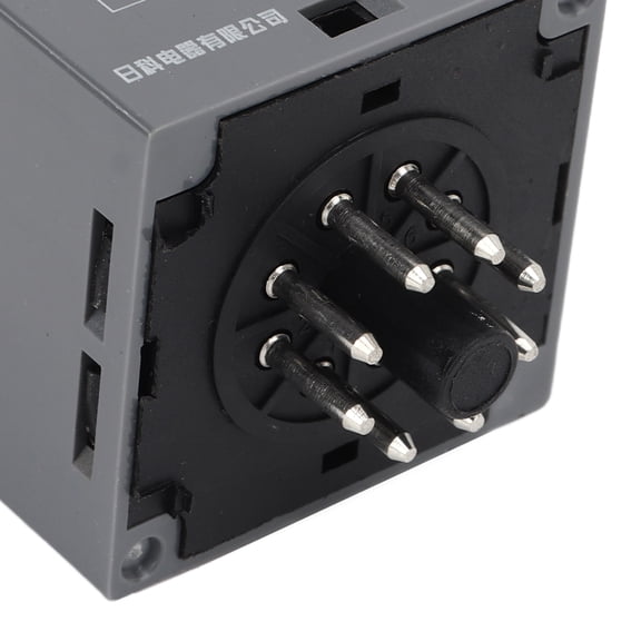 BIMZUC Multifunctional Time Relay with Base LCD Display 1 On 1 Off Cycle Time Delay Relay 0.1S-99H DC24V