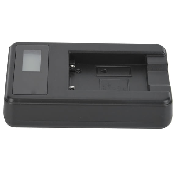 BIMZUC NP-45 Li-40B Camera Battery Single Charger USB Charging Hub with LCD Screen Display Black Portable Lightweight Intelligent Charge System for Outdoor Travel