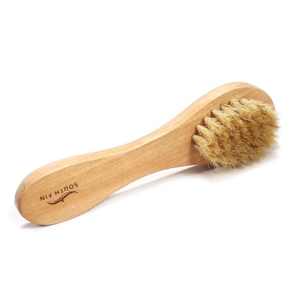 BIMZUC Natural Wooden Facial Brush Manual Face Cleansing Exfoliating Scrub Brush for Deep Pore Cleaning and Skin Care Massager Perfect and Delicate Cleanser Tool for Daily Use and Travel
