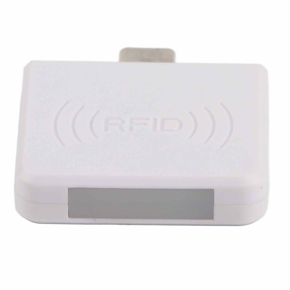 BIMZUC Non-Contact Smart Card Reader Mini Type C High Frequency ID Mobile Phone Card Reader Portable Plug and Play for Android Windows 1.3 x 1.3 x 0.2 inches / 3.5 x 3.5 x 0.7 cm White
