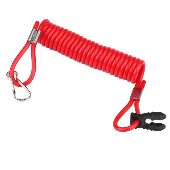 BIMZUC Outboard Engine Ignition Emergency Kill Stop Switch Safety Tether Lanyard for Honda Boat Motors Waterproof Replacement Part