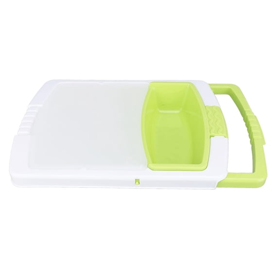 BIMZUC OverSink Drainage Cutting Board 12.2"x17.3"  MultiFunctional, BabySafe, EasyClean Plastic Prep & Storage Tray