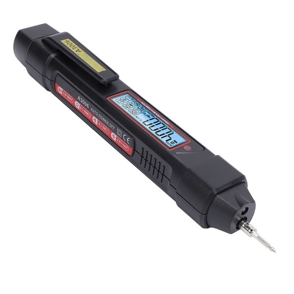BIMZUC Pen Type Multimeter 4000 Counts Digital Tester Neutral Live Wire Detection DC AC Voltage Capacitance Diode Testing Tool for Home and Pro Auto Lock Function 6.69 inches / 17.00 cm Lightweight