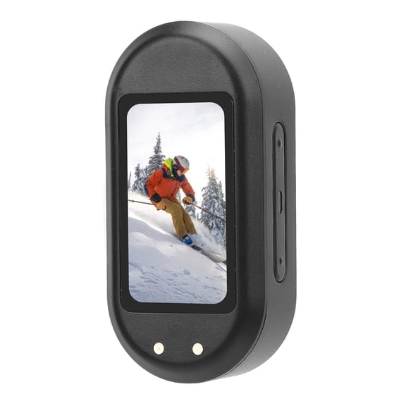 BIMZUC Pet Camera with Collar 1080P Anti Shake 0.96 Inch IPS HD Color Screen Wide Angle Pet Sport Cam for Cycling Outdoor Black[cite: 1]