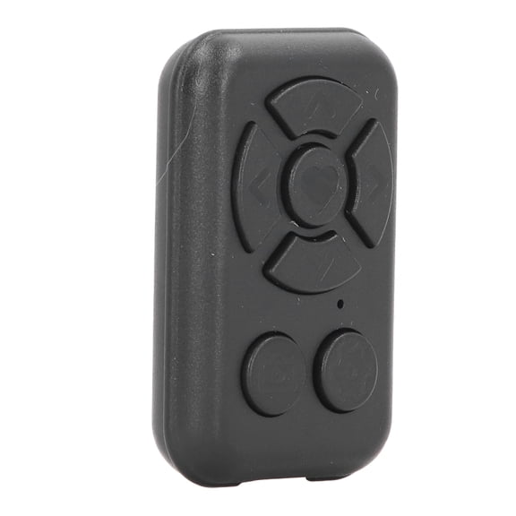 BIMZUC Phone Bluetooth Remote Control Rechargeable 7 Keys Wireless Media Controller for Novels Photos Videos Volume Adjustment Black