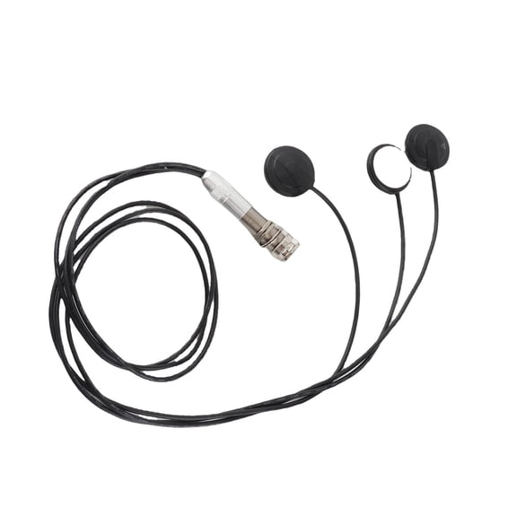 BIMZUC Piezo Pickup Transducer with 3 Sensors and 6.35mm Jack for Acoustic Guitar and Ukulele, Black, 11.8 inches / 30 cm Cable