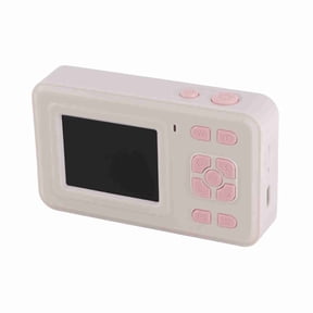 BIMZUC Pink Digital Camera FHD 4K 48MP Point Shoot 8X Zooming Compact Small Cam for Kids Beginners Teens (5.12 inches / 13 cm) Auto Focus Portable Video Recorder Gift