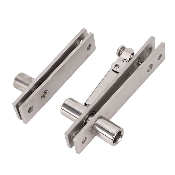 BIMZUC Pivot Hinge 360 Degree Rotation 300LBS Load Bearing Heavy Duty Stainless Steel Concealed Door Hinge for Wooden Aluminum Frame Bookcase Doors 3.94 inches / 10 cm