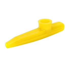 BIMZUC Plastic Mini Portable Kazoo Ukulele Guitar Partner Easy to Learn Musical Instrument Yellow 5.12 inches / 13 cm