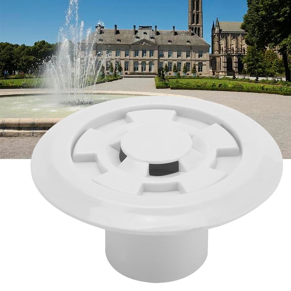 BIMZUC Plastic Swimming Pool Water Overflow Outlet Drain 4.13in / 10.5cm ABS Pool Discharge Accessories for Spa Massage Pool, Replacement Fitting for Unwanted Debris Prevention