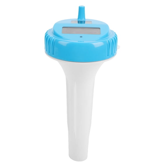 BIMZUC Pool Solar Temperature Gauge Digital Water Temp Floater Floating Thermometer for Swimming Pool Aquarium Spa Hot Spring Ponds Wireless Monitor 8.66 inches / 22 cm