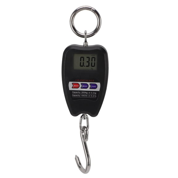 BIMZUC Portable Digital Hanging Scale – 200kg Capacity, High‑Accuracy Food & Luggage Weighing, Compact & Lightweight Hook Design