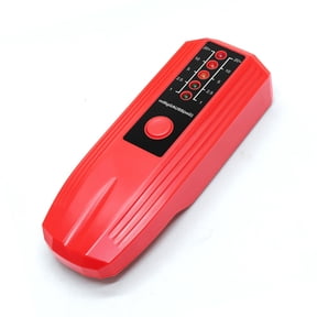 BIMZUC Portable EMF Meter Handheld Electromagnetic Radiation Detector Household Laboratory Digital Electric Field Tester Multi-functional Radioactive Detector Red and Black Precision