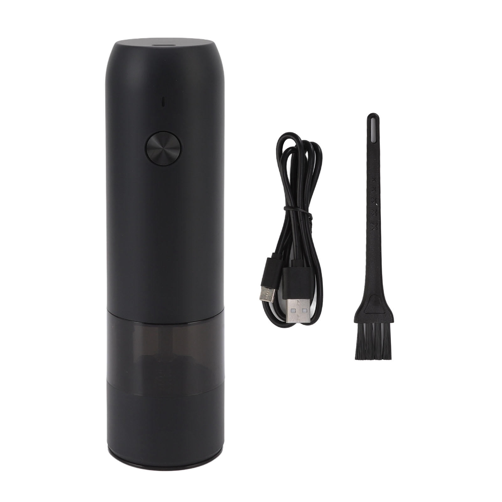 BIMZUC Portable Electric Pepper Grinder Adjustable Coarseness Stainless Steel Salt & Pepper Mill with Battery