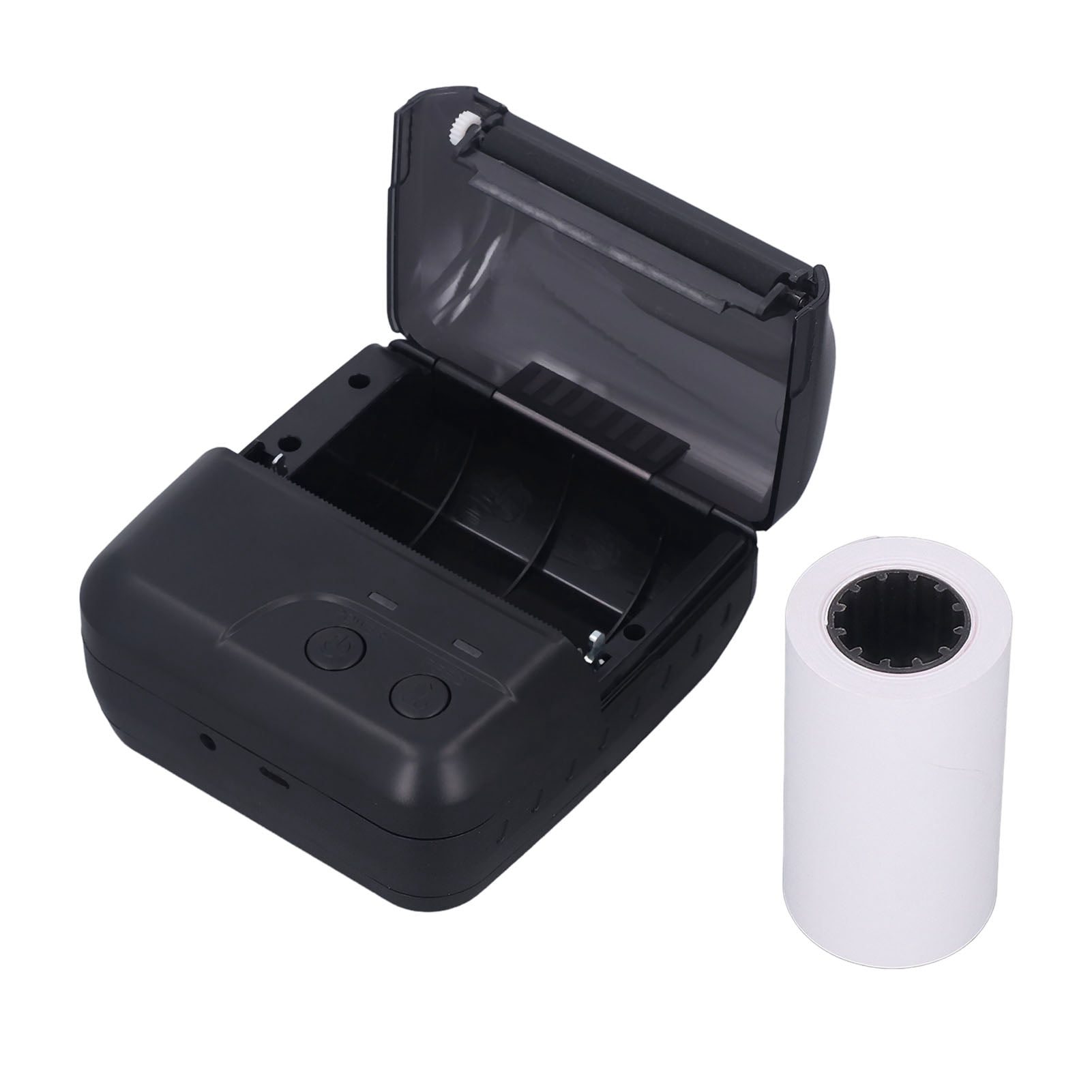 BIMZUC Portable Handheld Mini 80mm Thermal Bluetooth Receipt Printer for Barcode Order (3.15 inches / 80 mm), Black