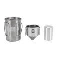 thumbnail image 1 of BIMZUC Portable Stainless Steel Pour Over Coffee Maker Set – 3‑Piece Travel, Camping & Office Cup with Foldable Filter & Jar, 1 of 8