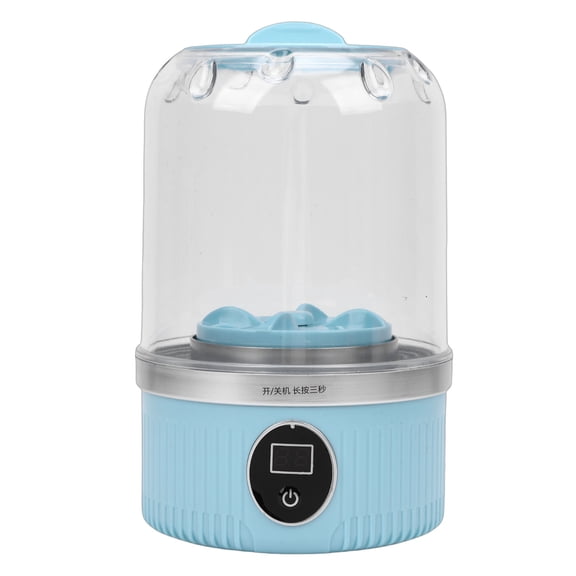 BIMZUC Portable Washing Machine Underwear Washer Rechargeable Cordless Laundry Washer for Bra Underwear Socks Blue (8.66 inches / 22 cm)