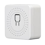BIMZUC Portable WiFi Smart Power Switch 16A Miniature Remote Dual Control Relay Module for Home Automation, Voice Control Compatible, 1.6 x 1.6 x 0.8 inches / 40 x 40 x 20 mm