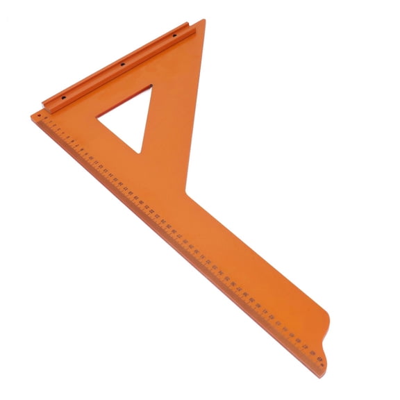 BIMZUC Positioning Triangular Ruler Woodworking Carpenter 90 Degree Square, Engineering Plastics Built, High Accuracy Measurement Tool for DIY, 19.7 x 11.8 inches / 50 x 30 cm