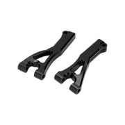 BIMZUC Premium Aluminum Alloy Front Upper Suspension Arm Upgrades for ARRMA 1/7 LIMITLESS and INFRACTION 6S High-Performance RC Vehicles, Precision Engineered Replacement Parts, Sleek Black Color