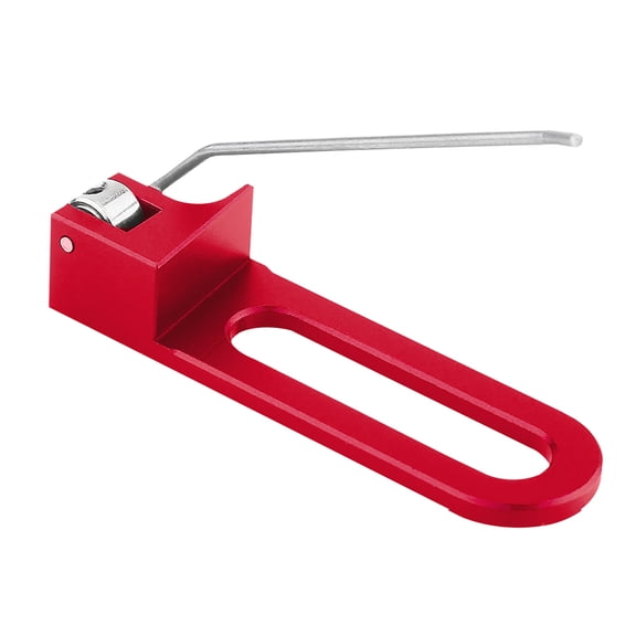 BIMZUC Premium Aluminum Recurve Bow Magnetic Arrow Rest For Right Hand Target Archery, Smooth Rebound Stainless Steel Wire Construction, Red Color Setting (2.5 inches / 6.5 cm)