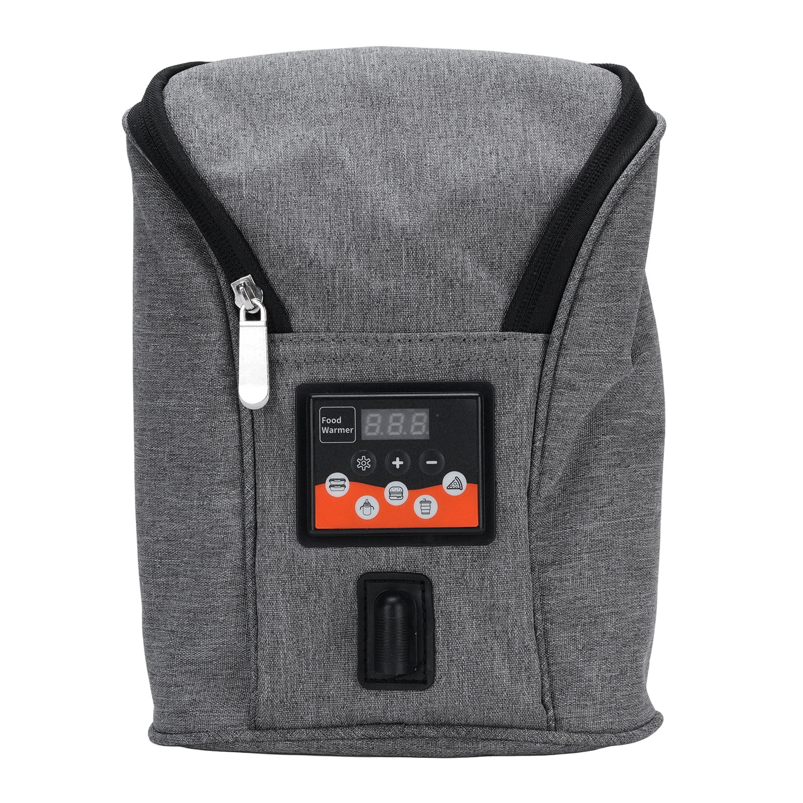 BIMZUC Premium Cordless Baby Bottle Warmer Bag Portable Insulated Breastmilk Heater with Adjustable Temperature Control for Car Outdoor Travel and Night Feeding Needs, Perfect for Newborns, Gray