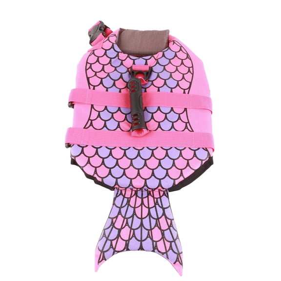 BIMZUC Premium Dog Life Jacket – Adjustable Floatation Vest with Bright Colors, Handle, D‑Ring Hook, Easy‑Wear Design for Swimming & Boating