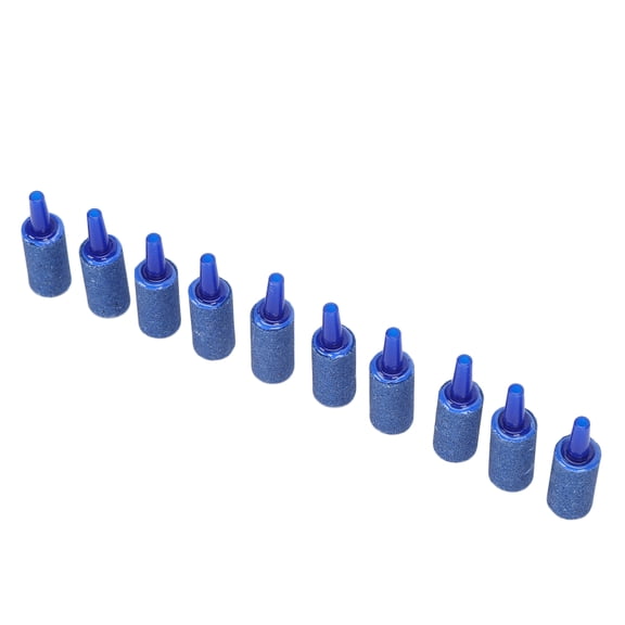 BIMZUC Premium Fish Tank Air Stone Cylinder Aquarium Bubble Stone High Output Oxygen Diffuser Essential Fish Tank Accessory Versatile 10-Piece Set 1 inch / 25.4 mm