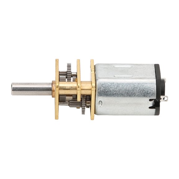 BIMZUC Premium GA12-N20 Metal Gearbox DC 3V Motor, High Quality Speed Reduction Replacement Part for DIY Electronics, Robotics and Automation Systems - 100RPM (7 inches / 17.78 cm)