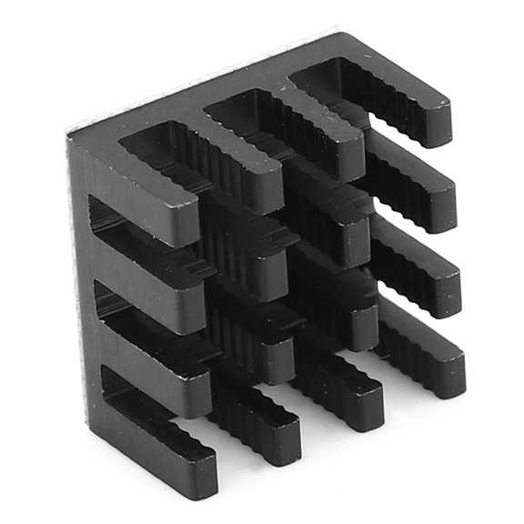 BIMZUC Premium Heat Sink Module 14x14x8mm High Performance Aluminum Cooling Radiator Fin for CPU Router PCB Development Board Electronic Components Cooler 20 Pack Black (0.55 x 0.55 x 0.31 inches)