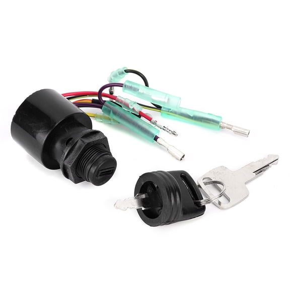 BIMZUC Premium Ignition Switch Key Replacement Fit for Mercury Outboard Remote Control Box, Replaces OE Parts 87-17009A and 87-17009A5, Durable Plastic and Metal Construction