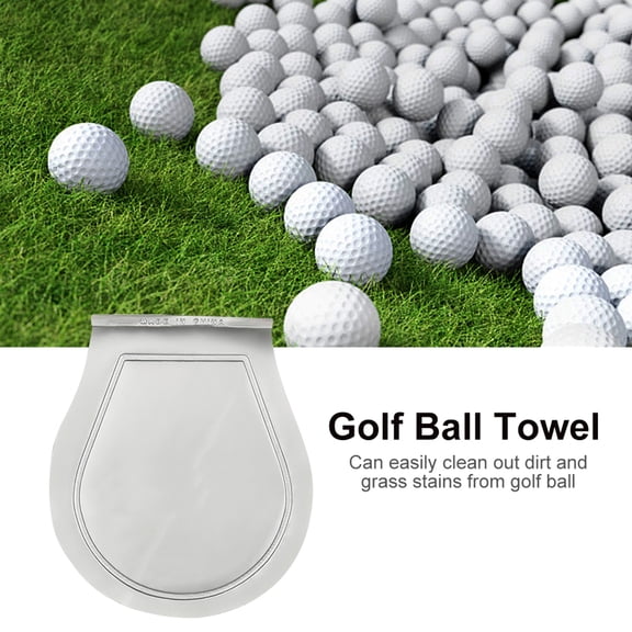 BIMZUC Premium Mini Pocket Golf Ball Washer Towel Cleaner Cleaning Tackle Accessory for Golfers (3.94 inches / 10 cm)