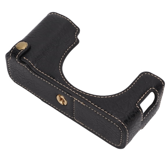 BIMZUC Premium PU Leather Camera Case for X100V, Retro Style Protective Cover with Sturdy Structure, Compact Lightweight Photography Accessory, Ideal Gift for Photographers, Black (5.12in / 13cm)