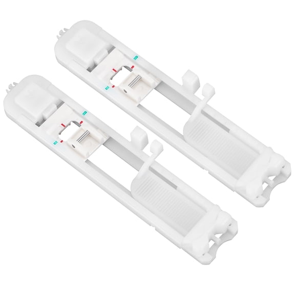BIMZUC Premium Sliding Buttonhole Foot for Brother Sewing Machines, Durable Universal Home Stitch Snap Presser Foot Replacement (12.0 x 3.0 Inches / 30.5 x 7.6 cm, 2-Pack)