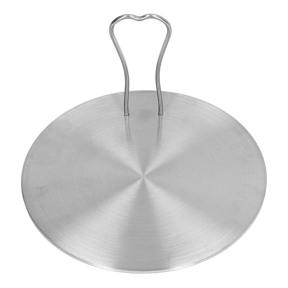BIMZUC Premium Stainless Steel Heat Diffuser Plate Electric Induction Cooker Adapter Converter with Handle for Home Kitchen Cookware, 6.9 inches / 17.5 cm