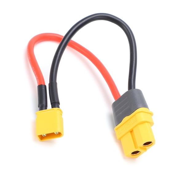 BIMZUC Premium XT60 Female to Male XT30 Plug Connector Silicone Adapter Cable 16AWG 3.9 inches / 10 cm for RC Model Drones Airplanes Cars Boats Battery Spare Parts Replacement Accessories