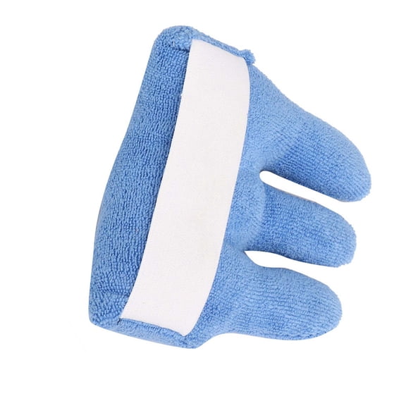 BIMZUC Professional Finger Separator Anti Stick Hand Aid Protector Bed Elderly Care Pad Light Blue Free Size Breathable Terrycloth Support Therapy Cushion For Weak Grip Joint Pain Relief