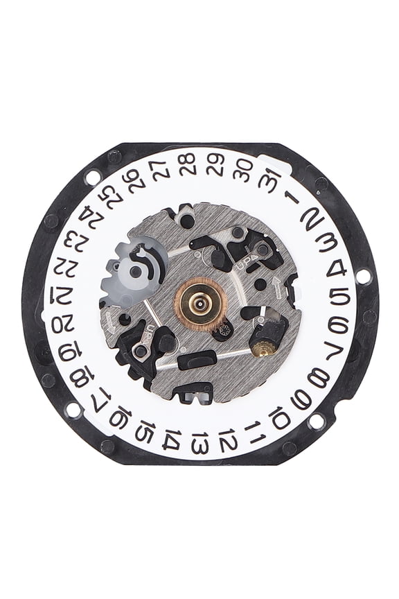 Professional Quartz Watch Movement Replacement Part VX12 Precise Plastic Repair Accessory Kit with Pin Included (2.75 inches / 7 cm) - Essential Watchmaker Tool