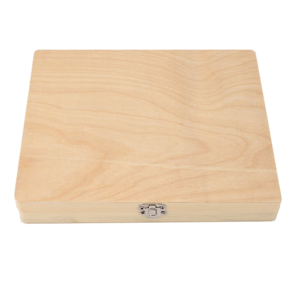 BIMZUC Professional Wooden Microscope Slide Box 100 Slots Storage Case for Lab Glass Prepared Biological Science Education 10.2x7.9 in / 26x20 cm