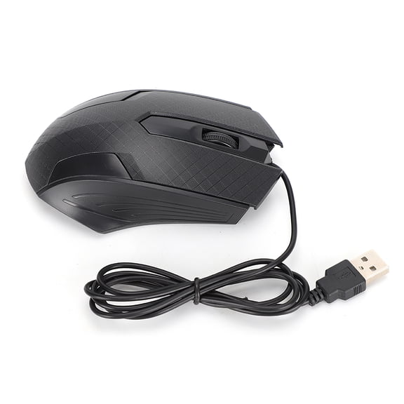 BIMZUC Q57 Wired Computer Mouse, 2400dpi Ergonomic Optical Tracking, Black [cite: 9, 10]