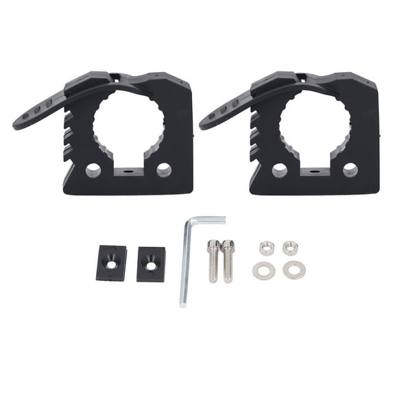 BIMZUC Quick‑Release Rubber Clamp Mount – 3‑4 cm Shovel & Tool Holder for Trucks, UTVs, ATVs, RVs & Indoor Use