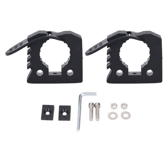 BIMZUC QuickRelease Rubber Clamp Mount  34cm Shovel & Tool Holder for Trucks, UTVs, ATVs, RVs & Indoor Use