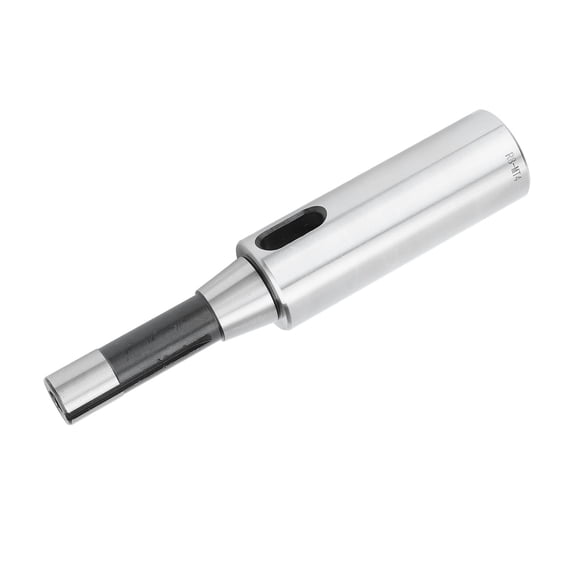 BIMZUC R8 Spindle to MT4 Arbor Morse Taper Adapter Alloy Steel Flat Appearance Lathe Spindle Adapter, 9.45 Inches / 240 mm Length, Heavy Duty Milling Machine Tool Accessory